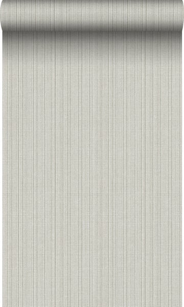 Origin Wallcoverings Tapete Gewebeoptik Hellgrau - 53 cm x 10.05 m - 347630