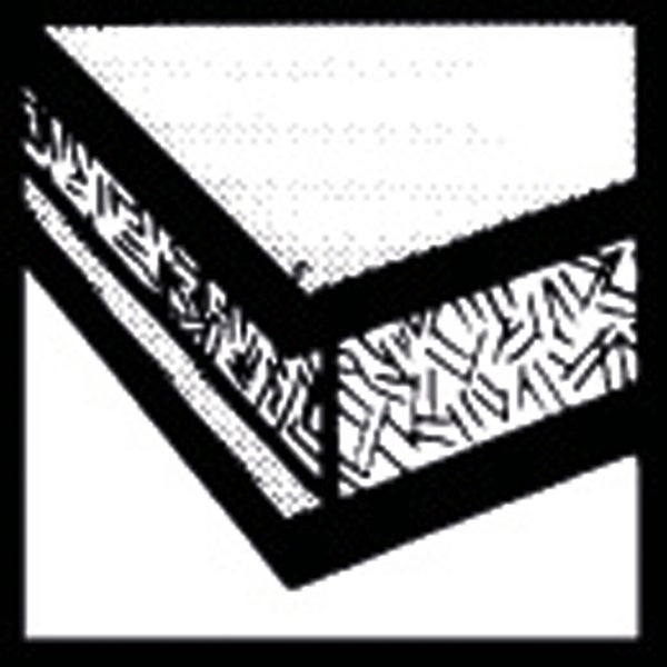 Symbol für eine Sandwichplatte mit mehreren Schichten