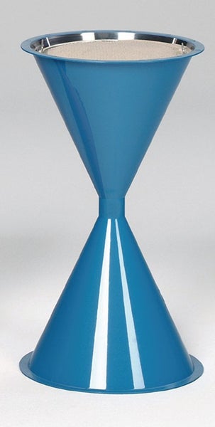 PROREGAL Klassischer Standascher Für Innen Außenbereich HxBxT 72 x 42 x 42 cm Kunststoff Blau