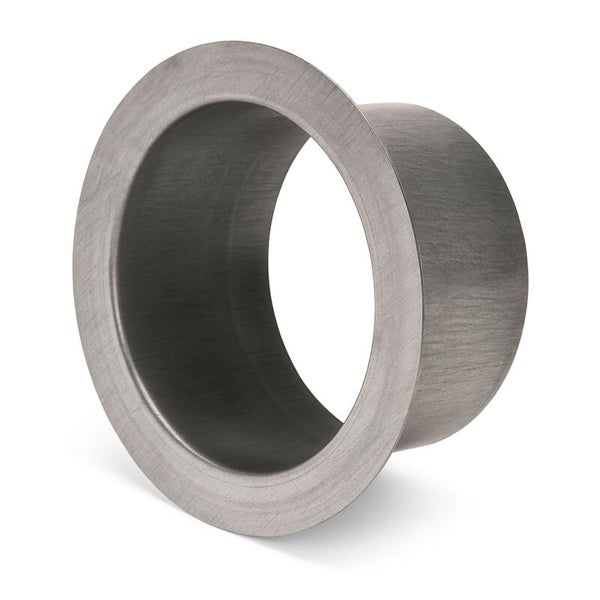 Runde Rohrmanschette aus Metall zur Abdeckung von Wanddurchbrüchen bei Heizungsrohren.