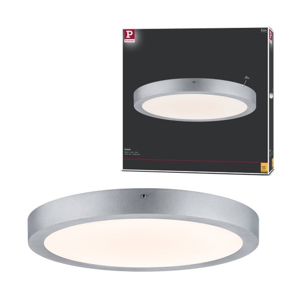 LED Panel Lunar rund 400 mm 22W 1700lm 3000K Chrom matt