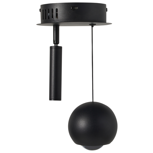 LED Hängeleuchte MABOLE Metall Schwarz