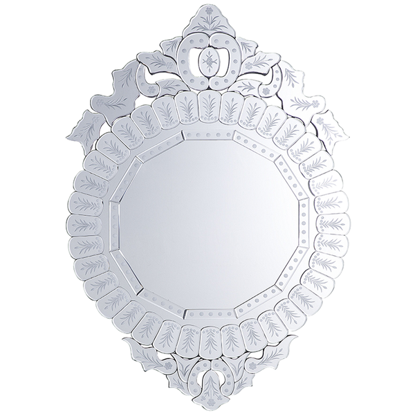 Wandspiegel CRAON 67 cm 100 cm Silber