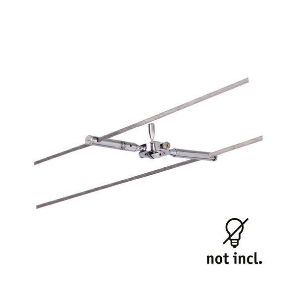 Seilsystem TogoLED Einzelspot GU5,3 max. 10W dimmbar 12V Chrom