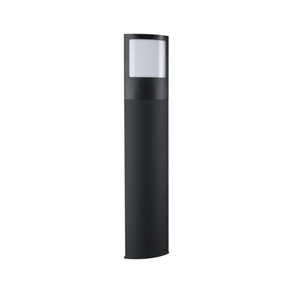 LED Pollerleuchte Padea Dämmerungssensor Dämmerungsgesteuerter Bewegungsmelder (IR) seewasserresistent IP44 847 mm 3000K 8,5W 700lm 230V Anthrazit Kunststoff