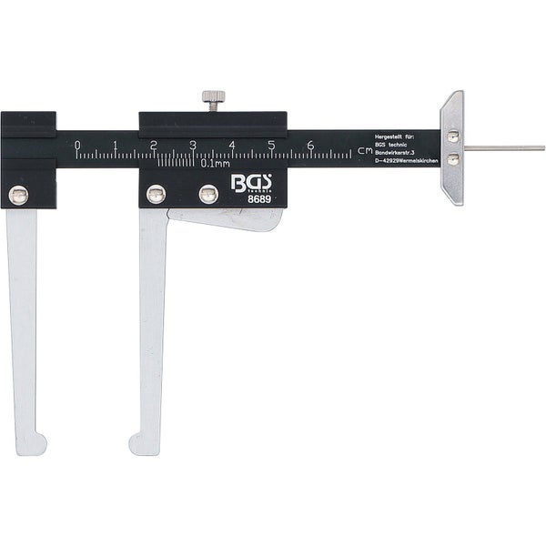 BGS technic Bremsscheibenmessschieber zum Messen von Bremsscheiben