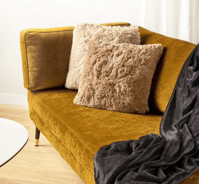 Fluffy Dekokissen - Fluffy 45x45 cm, Beige