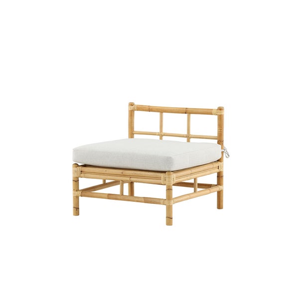 Cane Gartensofa Mittelsegment natur. 72 X 75 X 71 cm