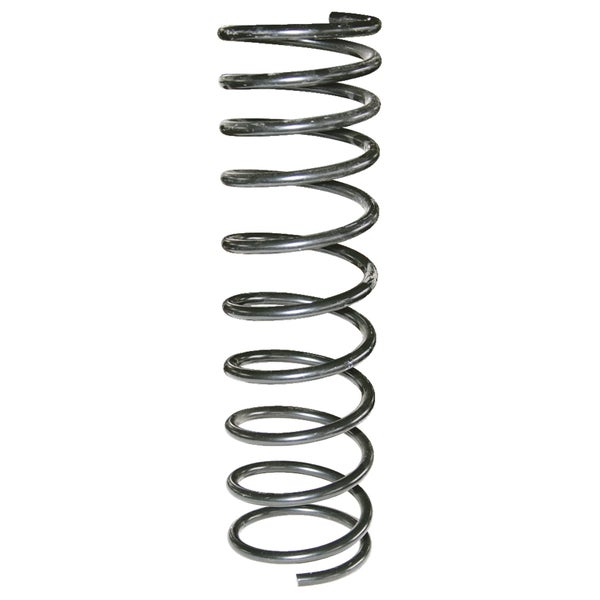 Schwarze Druckfeder aus Metall.