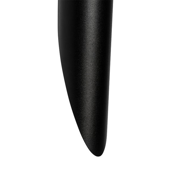 Detail einer schwarzen Wandlampe