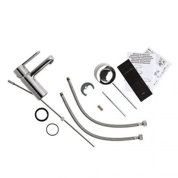 Komponenten für eine Armatur mit Installationsanleitung