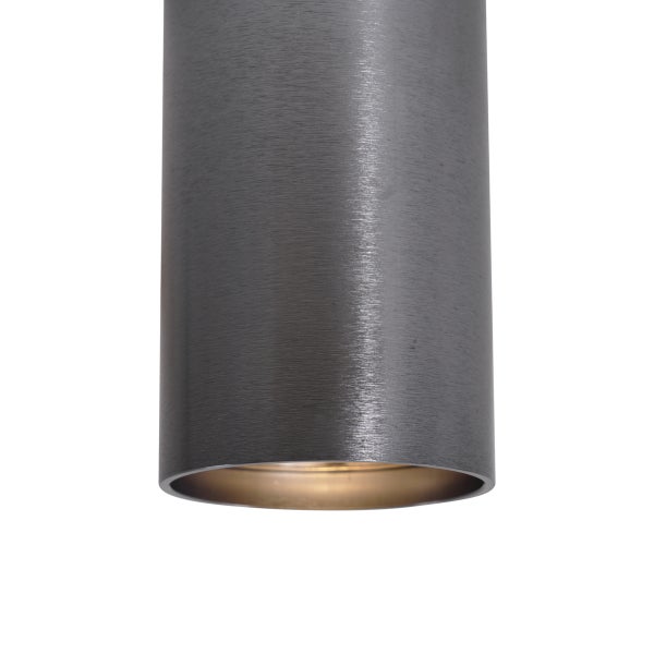 Moderner Aufbaustrahler Gunmetal GU10 50mm - Tuba