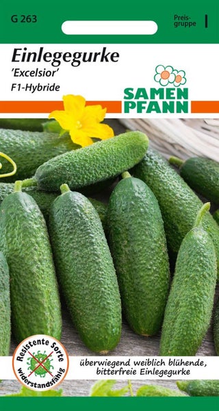 Einlegegurke 'Excelsior' Samenpackung
