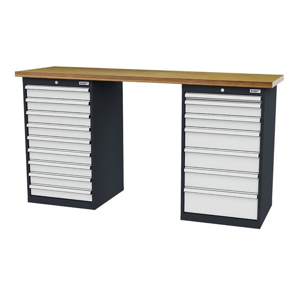 Roter Wertstoffsammler aus Metall mit schwarzem Griff und Einwurfklappe von Stumpf Metall.