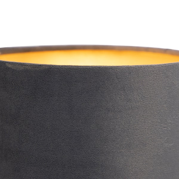 Detailansicht eines Lampenschirms aus Stoff