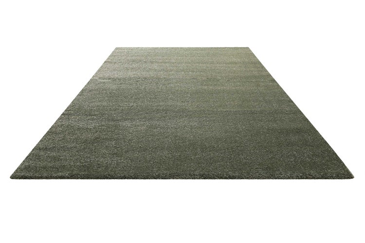 Teppich Salbeigrün Kurzflor Lido Homie Living 133x200 cm