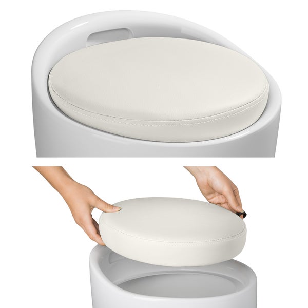 Sitzhocker tectake  aus hochwertigem Kunststoff 36 x 51 cm
