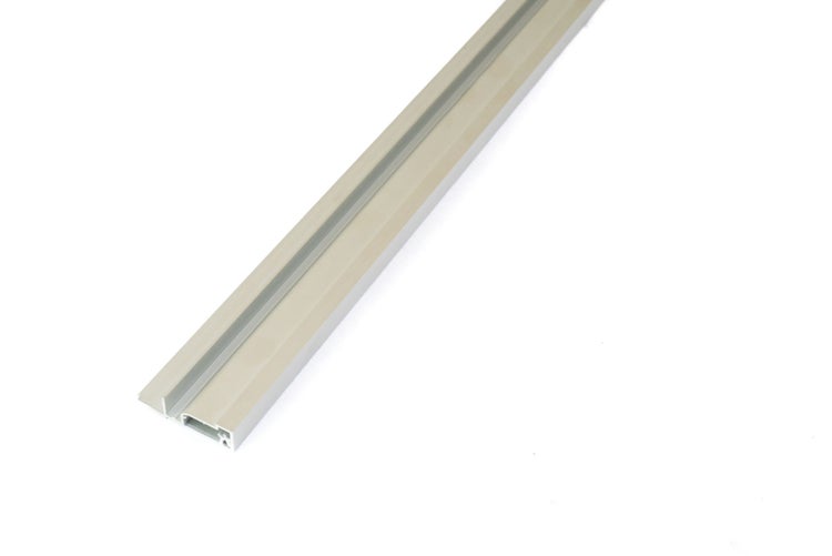 Aluminiumprofil, Führungsschiene aus Metall für Schiebetüren oder Paneele.