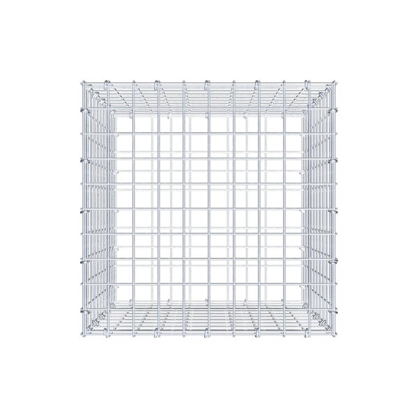 Gabione 50 cm x 50 cm x 50 cm (L x H x T), Maschenweite 5 cm x 5 cm, C-Ring
