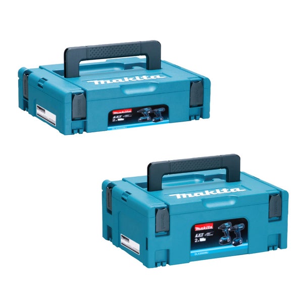 Makita MAKPAC Systemkoffer Gr. 1 + Gr. 2 P-02369-P-02375