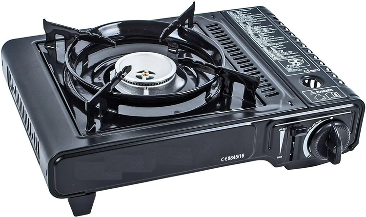 Tragbarer Gaskocher für den Außenbereich