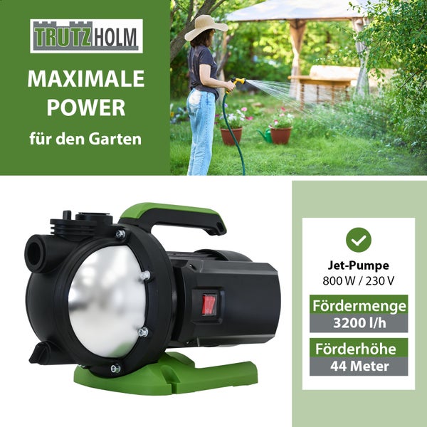 Garten Jetpumpe mit maximaler Leistung für die Gartenbewässerung