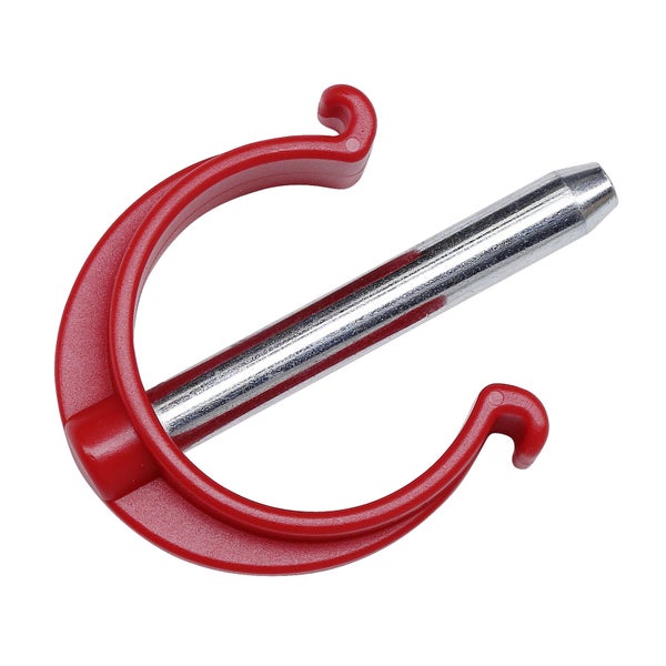 Rohrbefestigungsclip mit Metalleinsatz