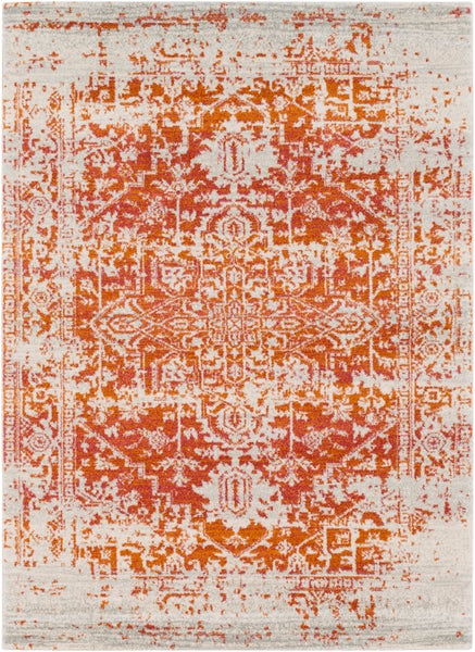 Vintage Orientalischer Teppich - Orange/Beige - 160x220cm - JULIETTE