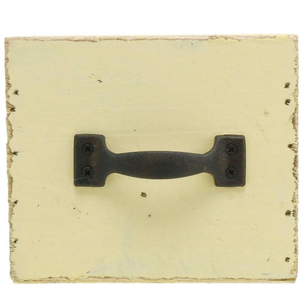 Holzbrett mit Griff und Schrauben