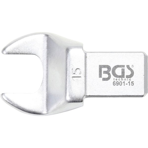 BGS Einsteck-Maulschlüssel 15 mm Aufnahme 14 x 18 - 6901-15