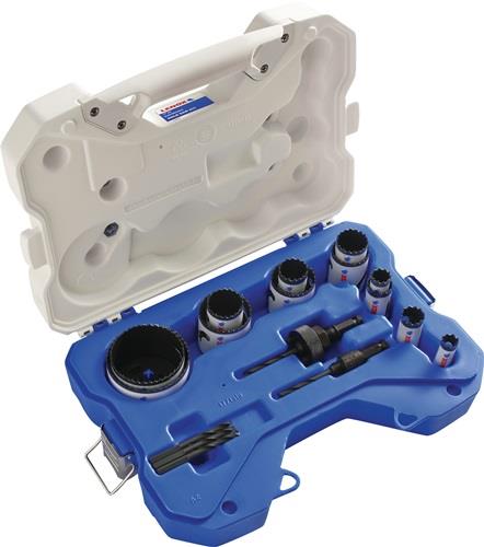 Lochsägenset in einem Werkzeugkoffer