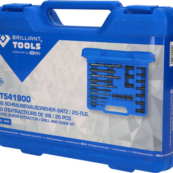 Brilliant Tools Werkzeugsatz im Kunststoffkoffer