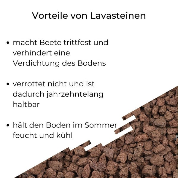 Lavastein Lavagranulat Grill Pflanzen Lavamulch für Garten Rot 16-32 mm 20L Aquarium Filtermaterial Lava Vulkanstein Lavakies