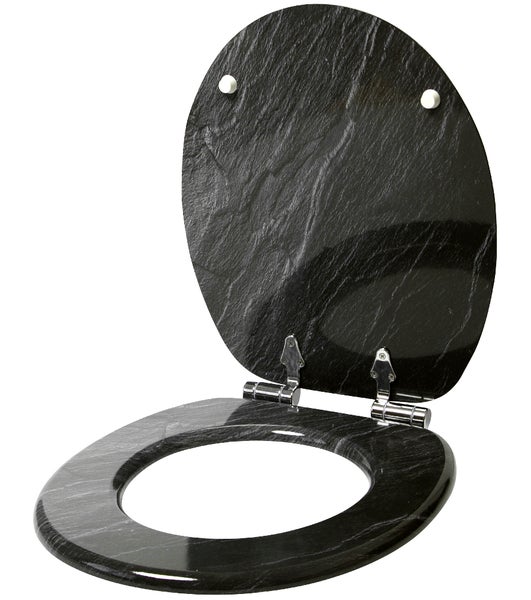 WC-Sitz mit Absenkautomatik Granit
