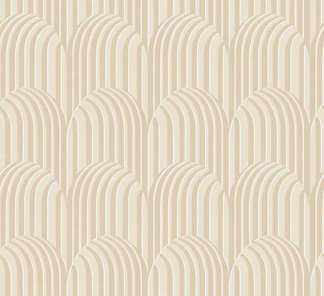 Masureel Tapete 3D Muster Beige - 70 cm x 10.05 m - 631708