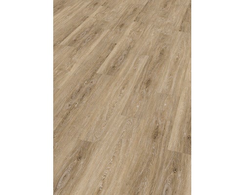 Verlegtes Vinyl-Design-Bodenbelag mit Holzoptik.