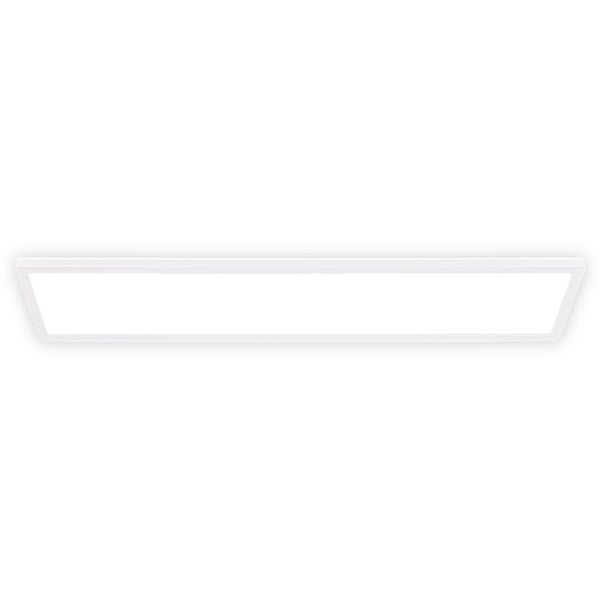 Rechteckiges LED-Panel in Weiß.