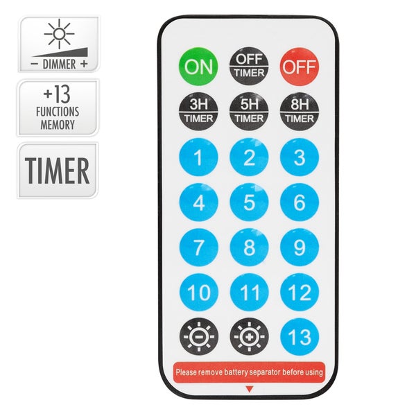 Fernbedienung mit Funktionen zur Steuerung von Beleuchtung