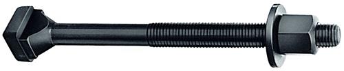 AMF T-Nutenschraube DIN 787 T-Nut 14 mm M12 Länge 125 mm mit Mutter und Scheibe - 80911