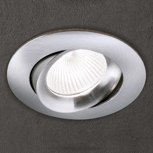 Einbaustrahler Aluminium GU10 Ø 9cm Satin