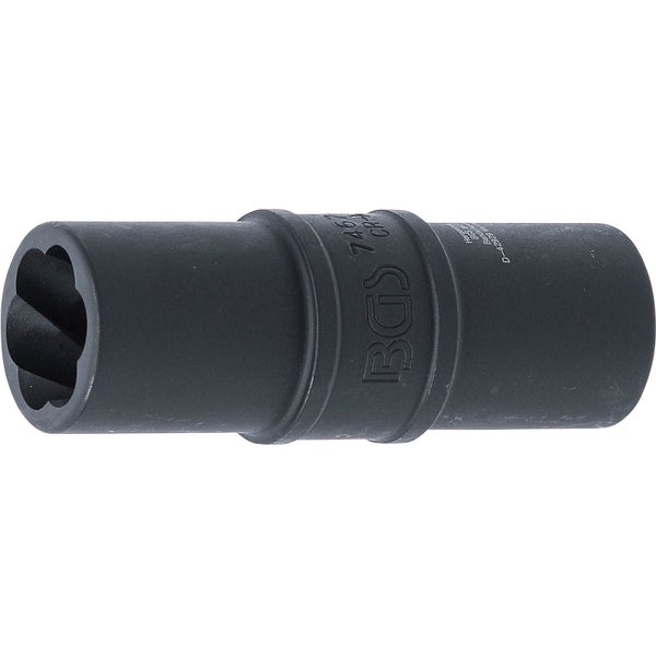 BGS Kraft-Spezial-Schraubenausdreh-Wendeeinsatz 17 mm 12,5 mm (1/2) - 7467-17