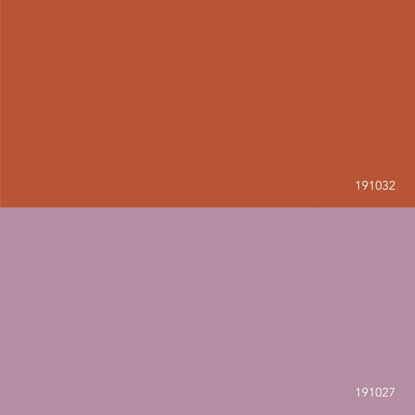Farbmuster mit drei verschiedenen Nuancen und den Nummern 191031, 191032 und 191033.