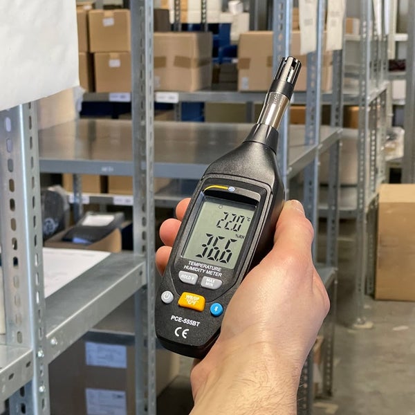 PCE Instruments Feuchtemessgerät (Rel.) PCE-555BT