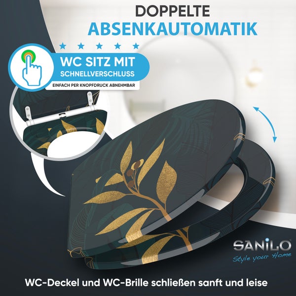 WC-Sitz mit Absenkautomatik & Top Fix Luxury