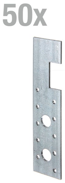 50 Stück Metall Montageverbinder aus verzinktem Stahl für Holzkonstruktionen