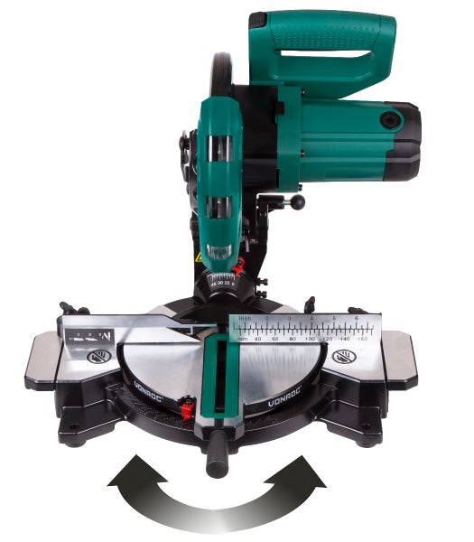 VONROC Kapp- und Gehrungssäge, Zug- und Kappsäge - Elektrische Holzsäge 1700W - 216mm mit Laser, Staubsammelbeutel - Jetzt Variante wählen