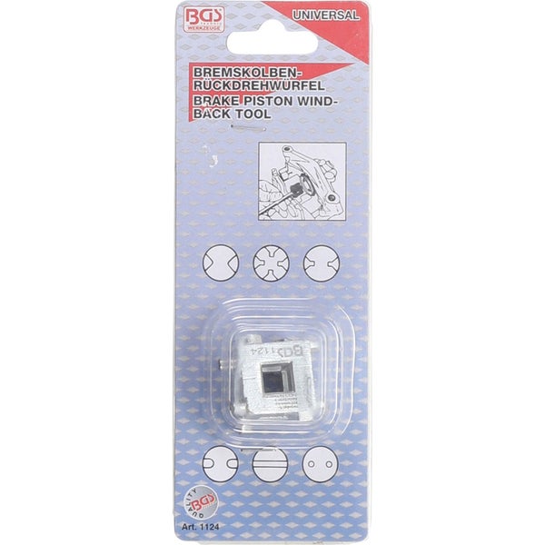 Bremskolben Rückdrehwürfel Werkzeug im Blisterpack