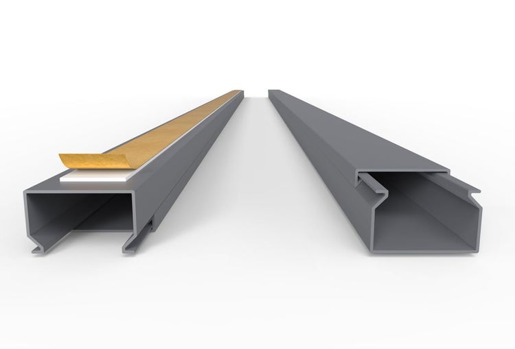 CILSON WDK2516SG Art.-Nr. 6700140.1 Kabelkanal Selbstklebend 25x16mm Grau - 1 m / 1000 mm, Erweiterte Kabelabdeckung, Schnelle Montage
