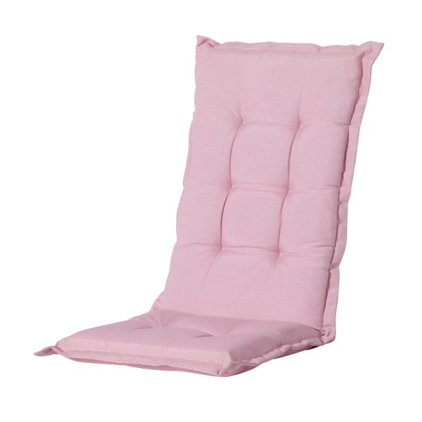 Hochlehnerauflage High Back Panama zartrosa - Ca. 123x50 cm - 4er-Set