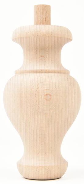 Gedrechseltes Möbelfuß aus Holz